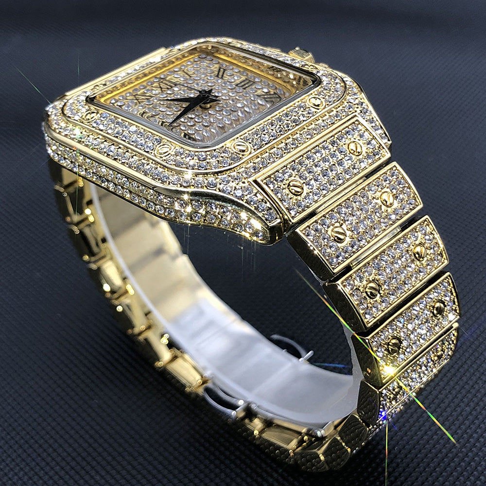 HYPExSTORE ICED OUT SANTOS UHR WATCH HYPExSTORE DEUTSCHLAND