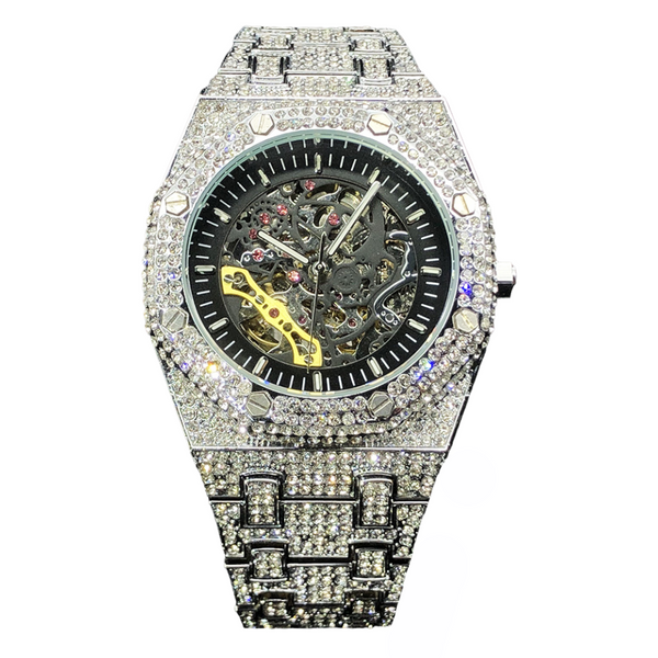 Iced out invicta on sale watches