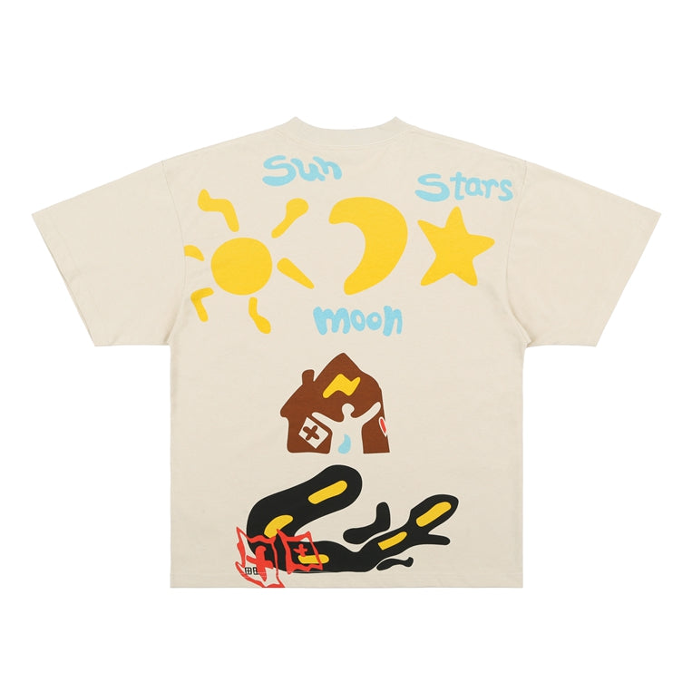 HYPExSTORE® SUN STAR OVERSIZED T-SHIRT