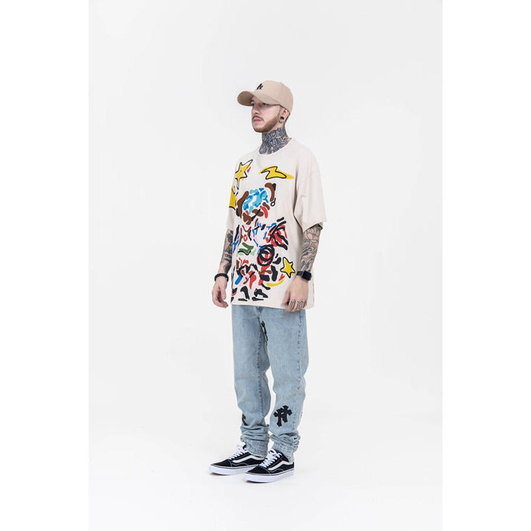 HYPExSTORE® SUN STAR OVERSIZED T-SHIRT