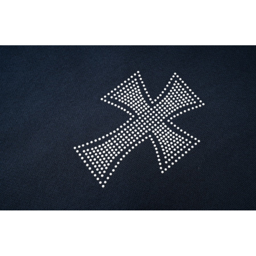 HYPExSTORE® CROSS DRILL ZIPPER HOODIE